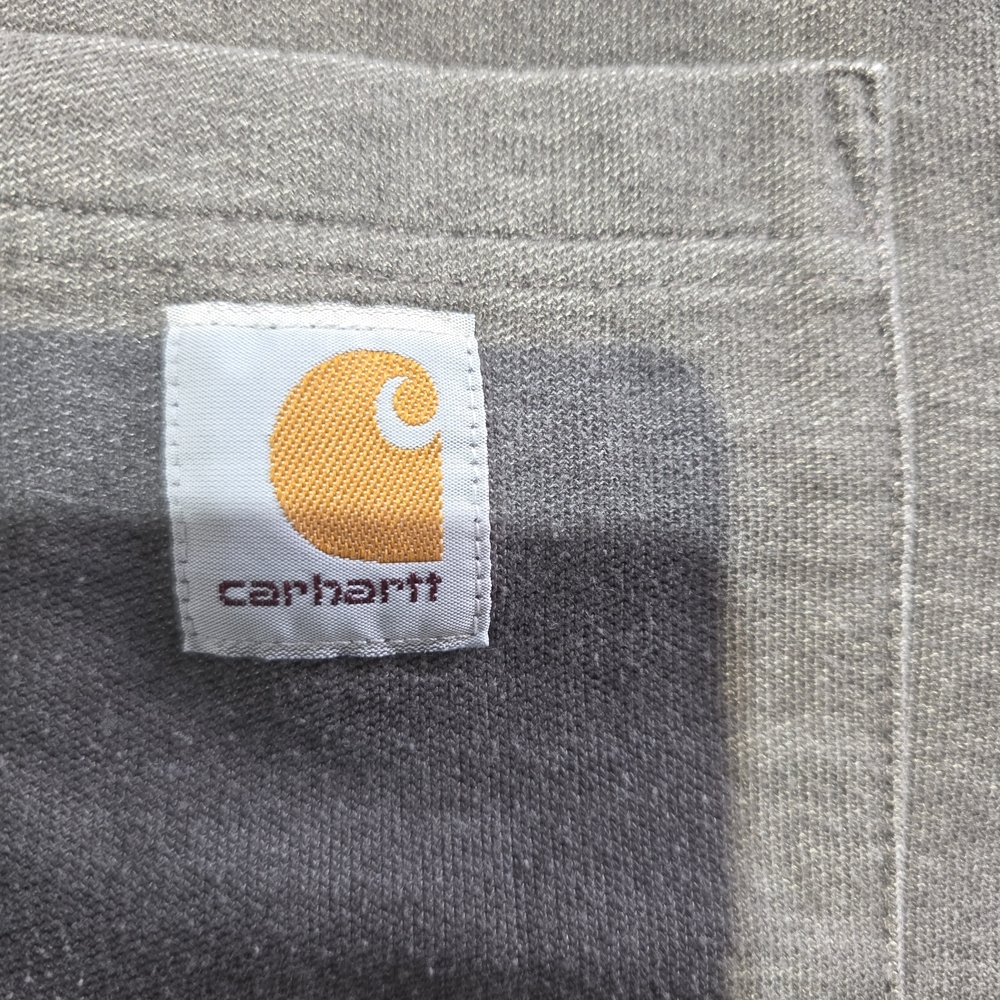 Carhartt Men's Gray Polo Shirt Size L Loose EUC - Picture 4 of 5